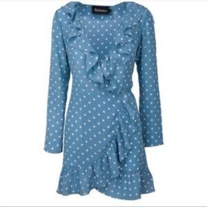 Realisation Par Dress The Alexandra Dusty Blue Spot XXS